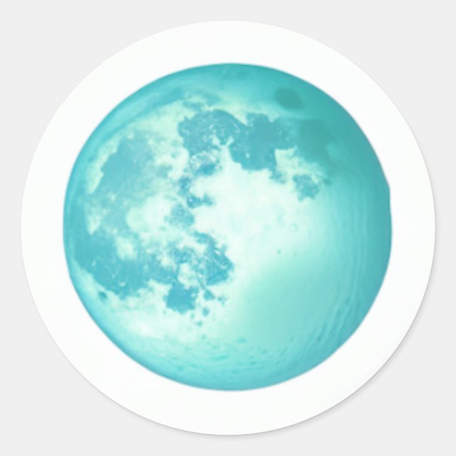 Redonda Pegatina de planetas (Anverso)