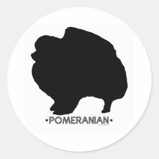 Redonda Pegatina de Pomerania