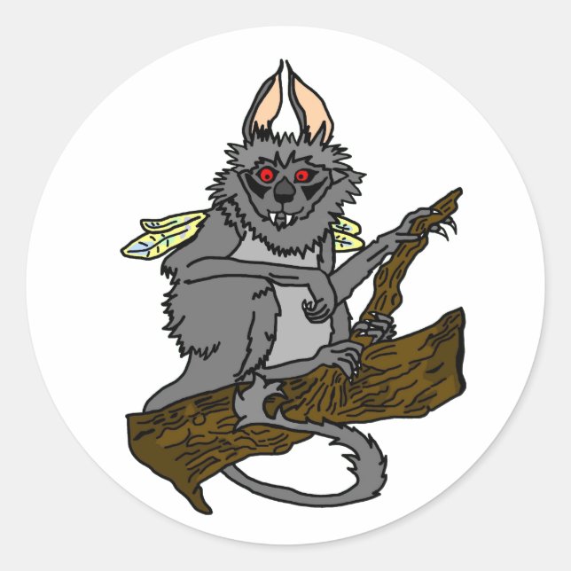 Redonda Pegatina de Pooka (Anverso)