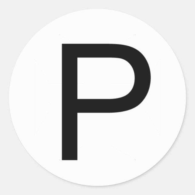 Redonda Pegatina de Portugal (Anverso)