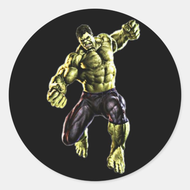 Redonda Pegatina de potencia y fuerza (Anverso)