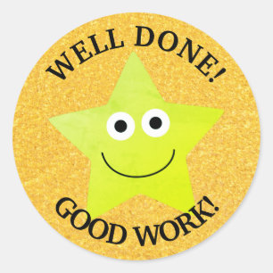 Redonda Pegatina de profesores