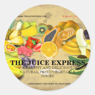 Redonda Pegatina de promoción de negocios de entrenador de