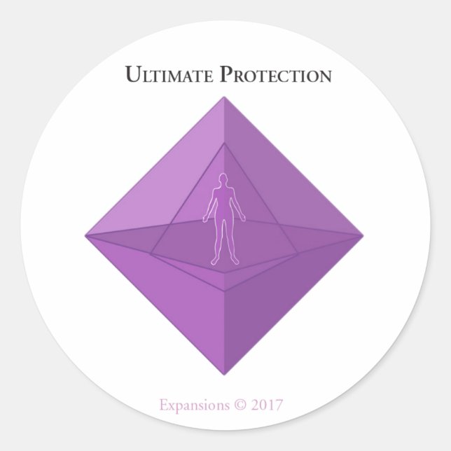 Redonda Pegatina de protección de última instancia (Anverso)