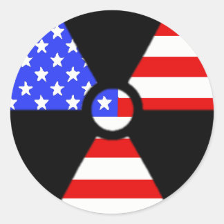 Redonda Pegatina de Radiología de Estados Unidos