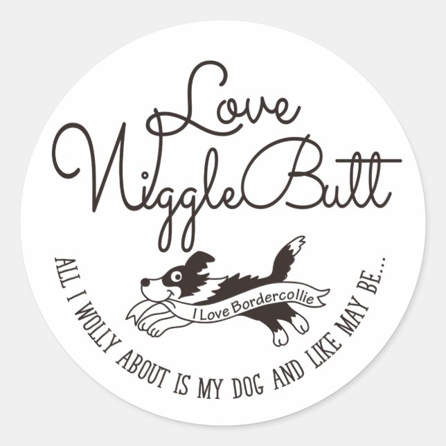 Redonda pegatina de red de borde (Anverso)