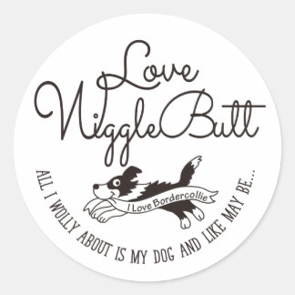 Redonda pegatina de red de borde