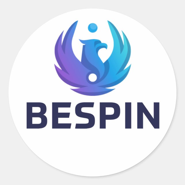 Redonda Pegatina de redondeo BESPIN (Anverso)