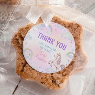 Redonda Pegatina de redondeo clásico de cumpleaños de Rain