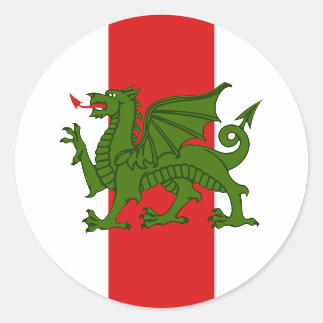 Redonda Pegatina de redondeo clásico del distintivo de pob (Anverso)