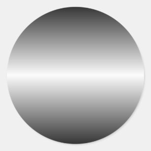 Redonda Pegatina de redondeo de acero brillante