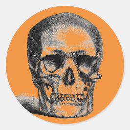 Redonda Pegatina de redondeo de cráneo