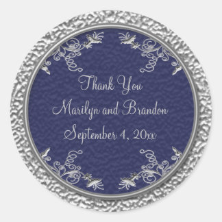 Redonda Pegatina de redondeo de diámetro de la Marina y la