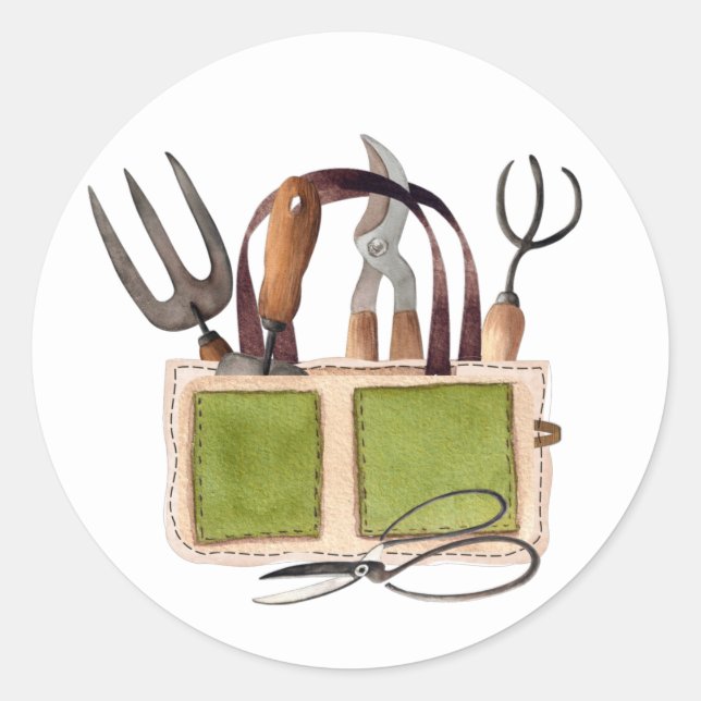 Redonda Pegatina de redondeo de la herramienta de vida de  (Anverso)