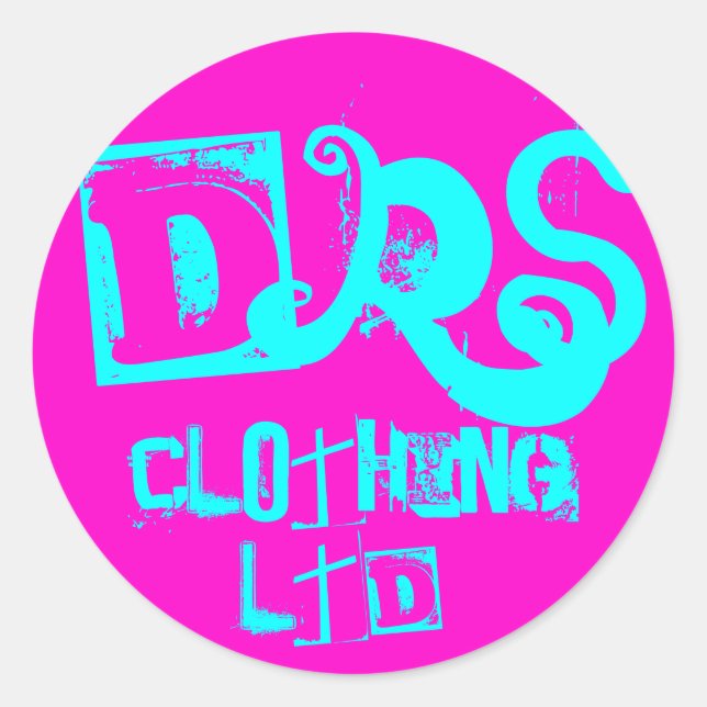 Redonda Pegatina de redondeo DRS (Anverso)