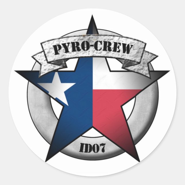 Redonda PEGATINA de redondeo ID07 (Anverso)