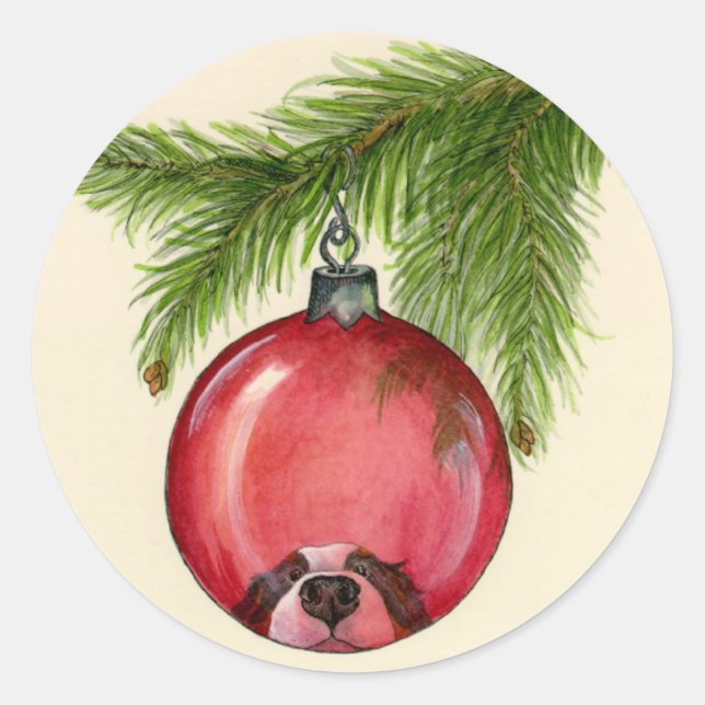 Redonda Pegatina de reflexión de Berner (Anverso)