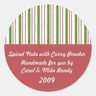 Redonda Pegatina de regalo de cocina