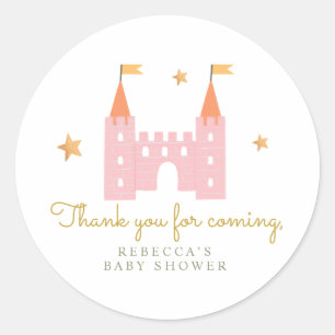 Redonda Pegatina de regalo del Princess Dragon de cuento d