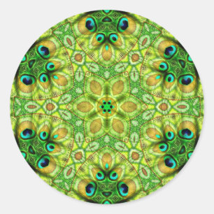 Redonda Pegatina de Repsicolia Peacolia-2