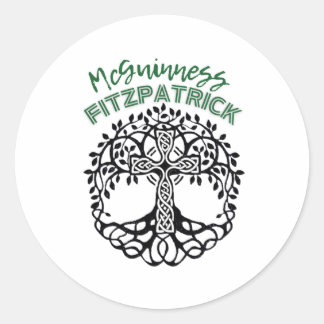 Redonda pegatina de reunión