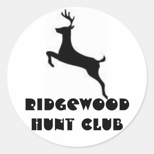 Redonda Pegatina de Rifler (Anverso)