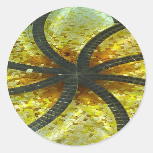 Redonda Pegatina de Ronda de Diseño Mosaico