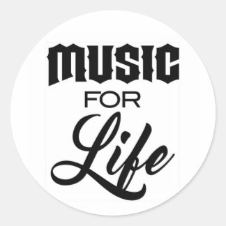 Redonda Pegatina de Ronda de Música para la Vida