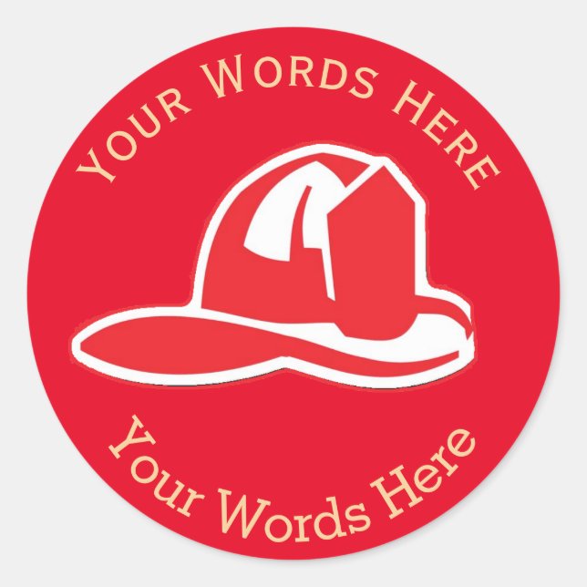 Redonda Pegatina de Ronda de Personalizado de Helmut del D (Anverso)