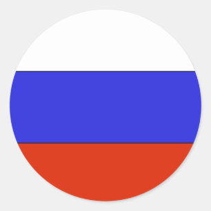 Redonda Pegatina de Rusia