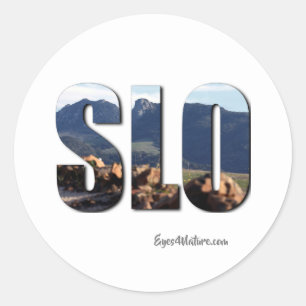 Redonda Pegatina de San Luis Obispo (esl)