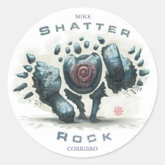 Redonda Pegatina de Shatter Rock