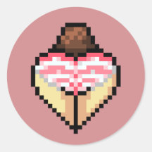 Pegatina de shimapan rosa bonito