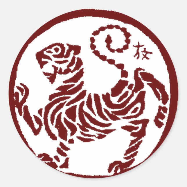 Redonda Pegatina de Shotokan (Anverso)