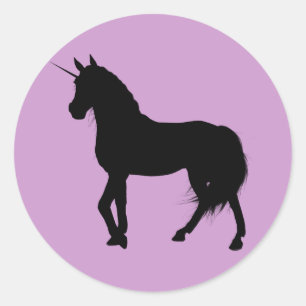 Redonda Pegatina de silicona de Unicorn
