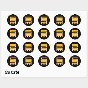 Redonda Pegatina de símbolo Adinkra (iniciativa)