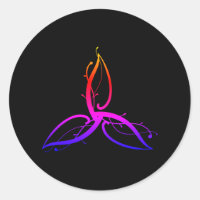 Pegatina de símbolos Triquetra Odin Norse Wicca