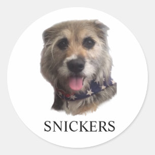 REDONDA PEGATINA DE SNICKERS