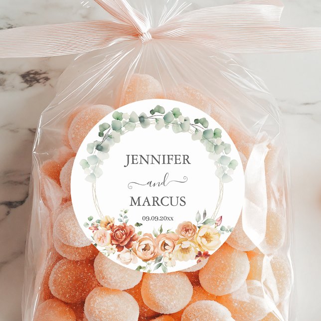 Redonda Pegatina de Sofisticación de la Blossom Botánica (Subido por el creador)