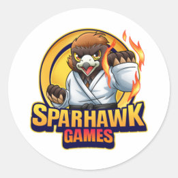 Redonda Pegatina de SparhawkGames