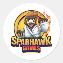 Redonda Pegatina de SparhawkGames