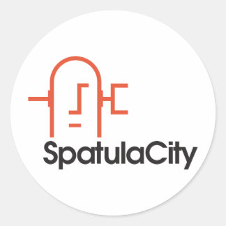 Redonda Pegatina de Spatula City