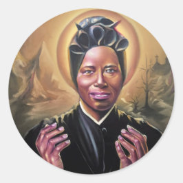 Redonda Pegatina de St. Josephine Bakhita