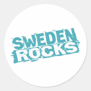 Redonda Pegatina de Suecia