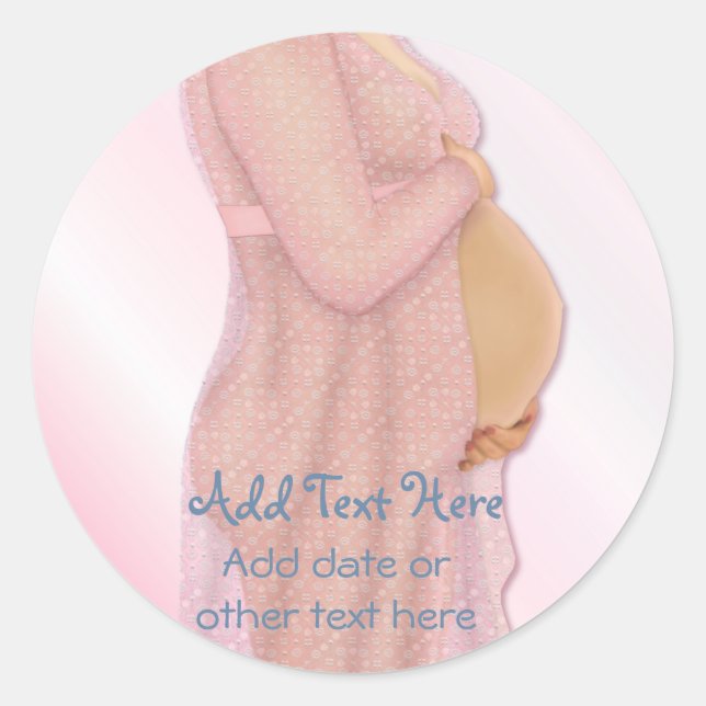 Redonda Pegatina de sueños esperanzadores (Anverso)