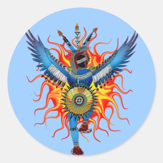 Redonda Pegatina de Sundancer (Anverso)