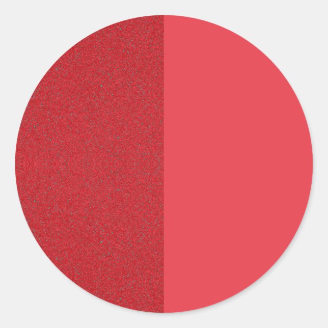 Redonda Pegatina de textura de tomate rojo partido – Perso (Anverso)