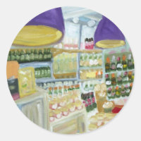 Pegatina DE TIENDA DE GOURMET FRANCÉS