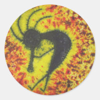Pegatina de tinte de Kokopelli