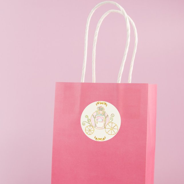 Redonda Pegatina de transporte Princesa encantadora (Subido por el creador)